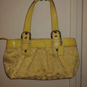 Coach Soho canvas Signature Purse